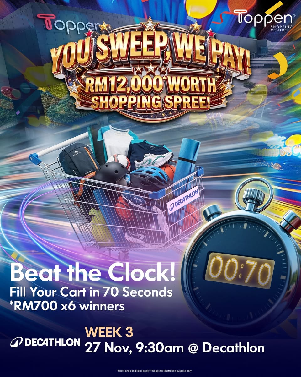 Decathlon shopping spree event