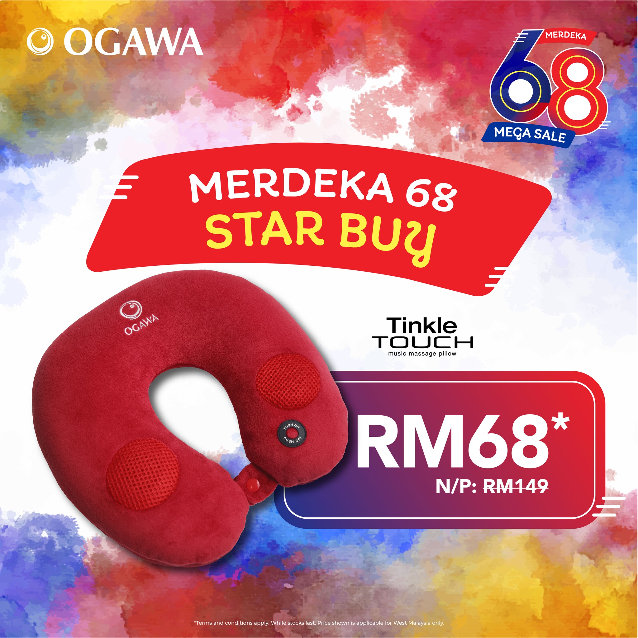 Ogawa Merdeka 68 Mega Sale promotional image