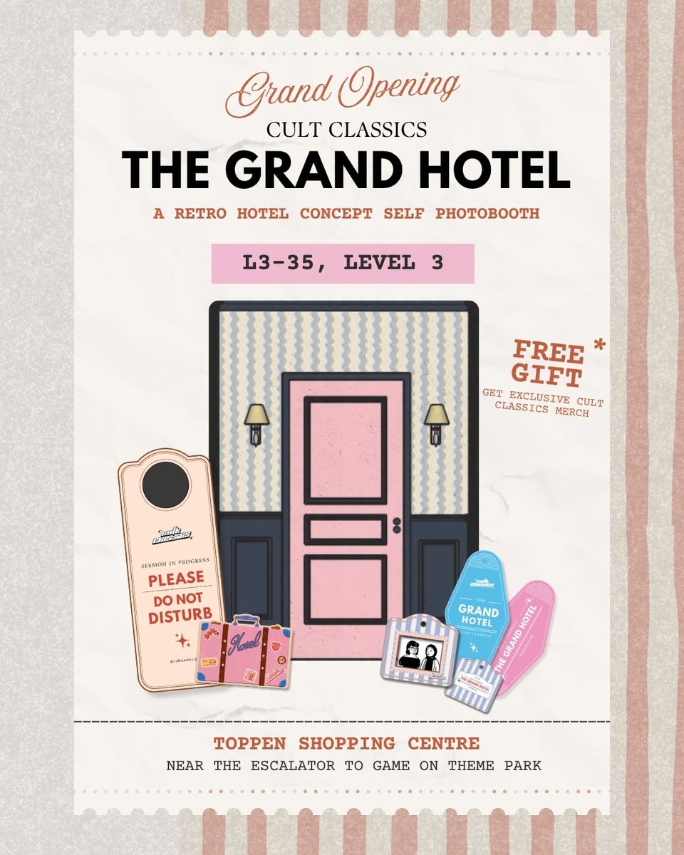 Cult Classics: The Grand Hotel Opens at Toppen with Free Merch