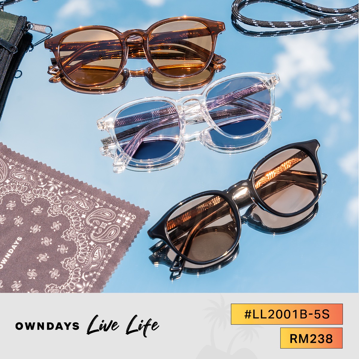 Chic spectacles from the OWNDAYS LIVE LIFE range