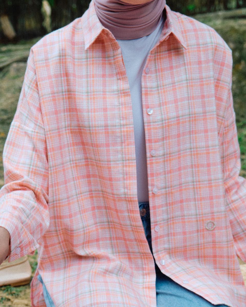 In-store display of the Gingham Skies collection at Poplook.