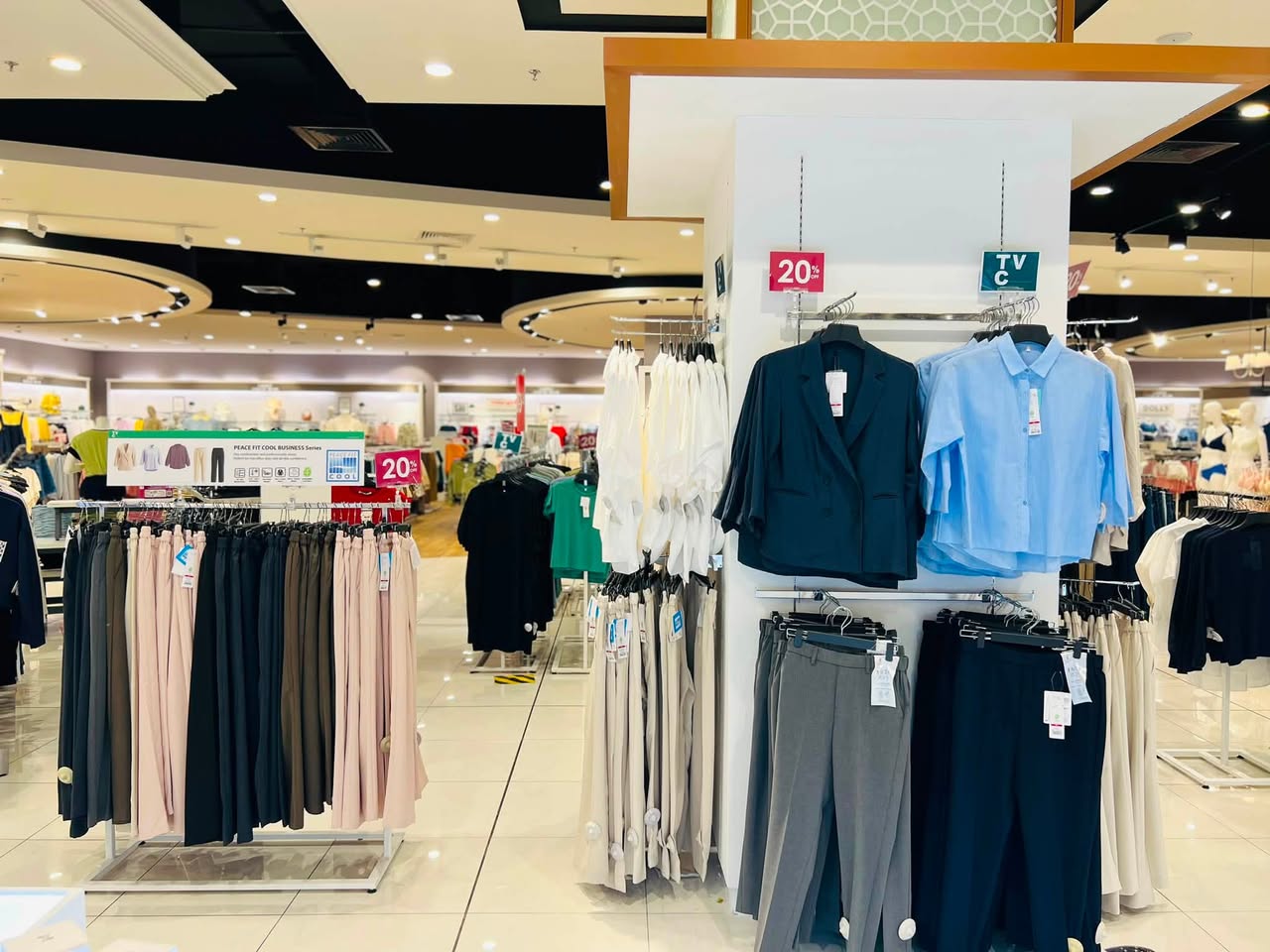 Fashion Outlet section at AEON Tebrau City ladies department