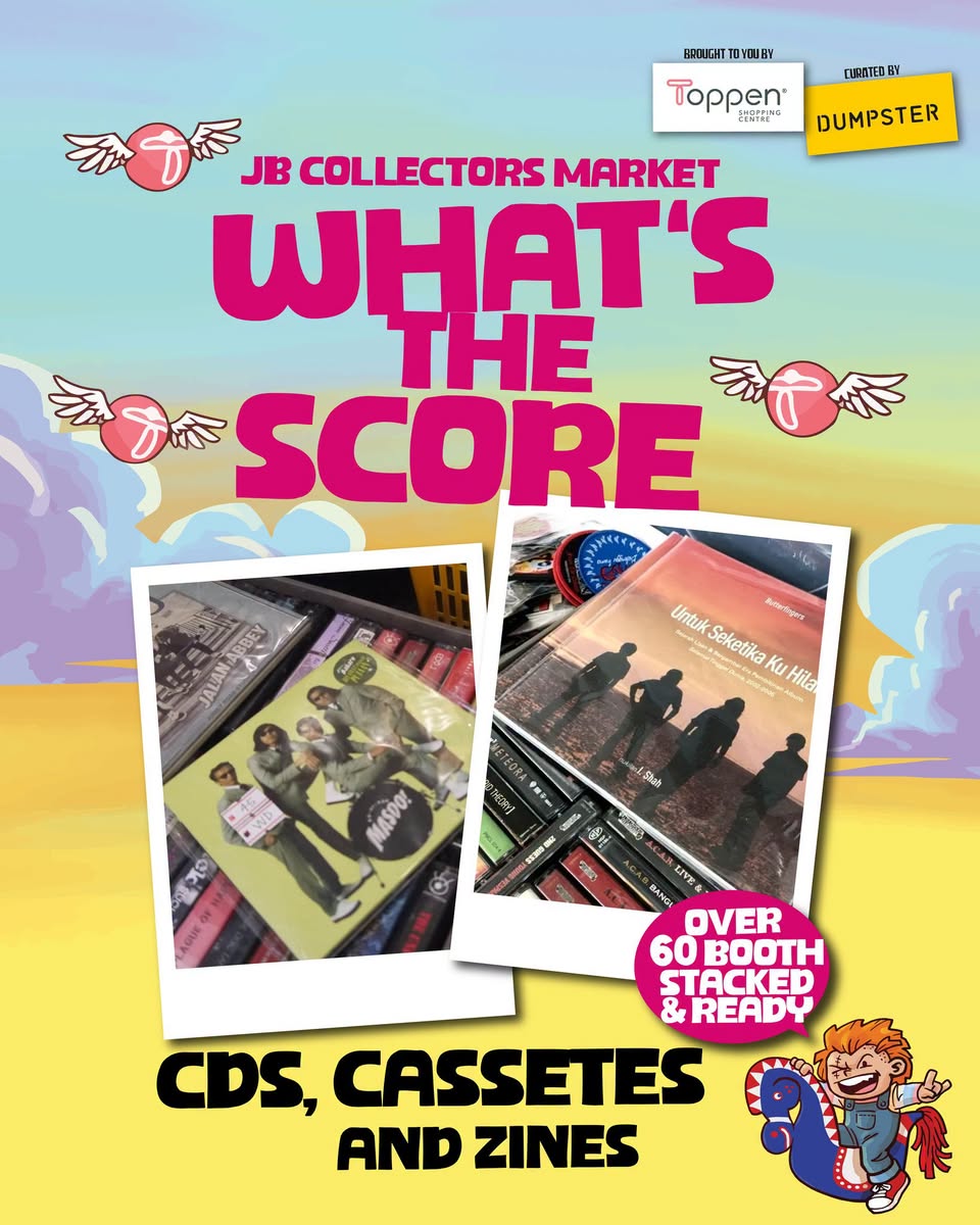 CDs, cassettes and zines at JB Collectors Market