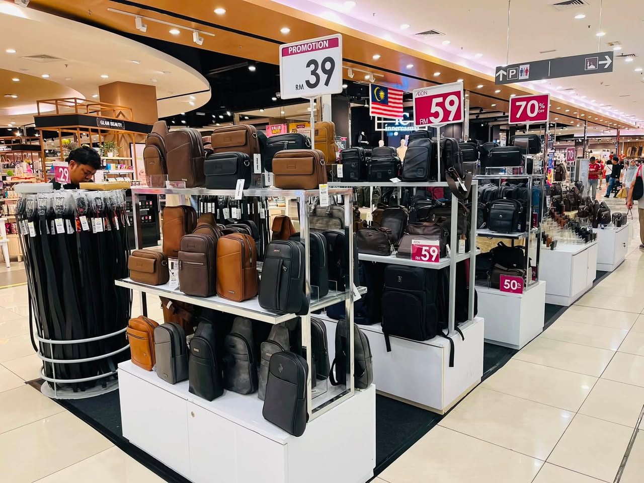 Travel bags promotion at AEON Tebrau City