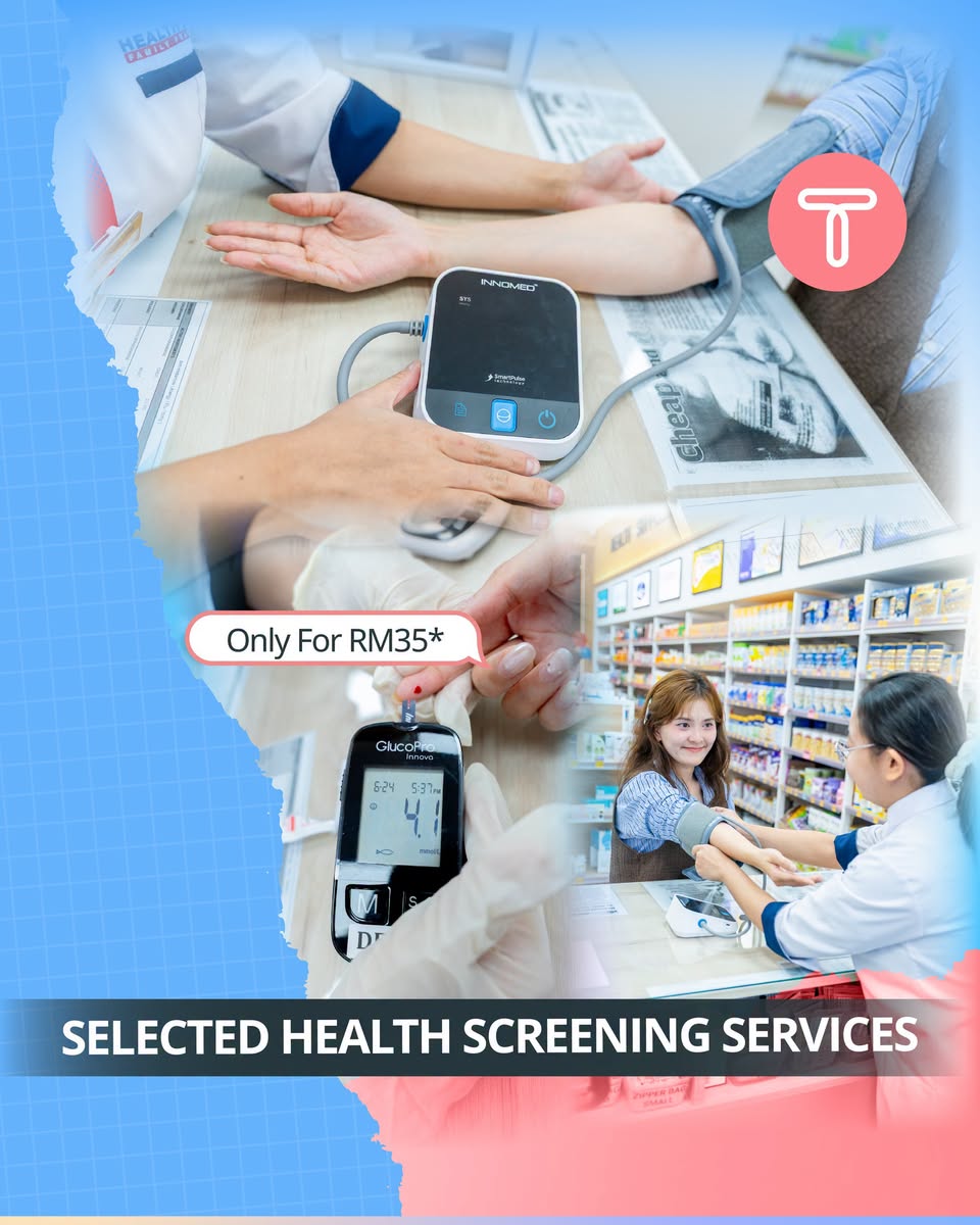 INOMED and GLUCOCHART health screening at Health Lane