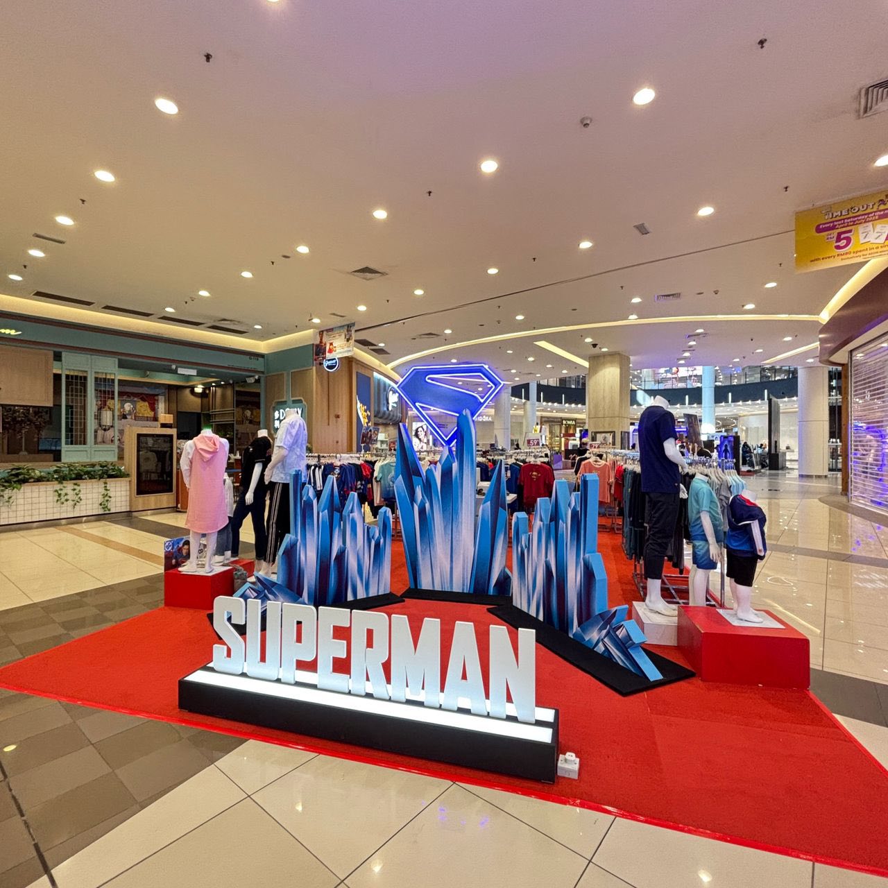 Superman collectibles and apparel
