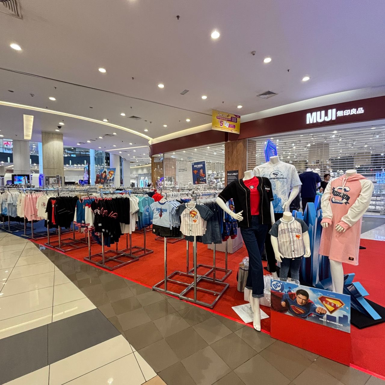 Exclusive Superman themed apparel