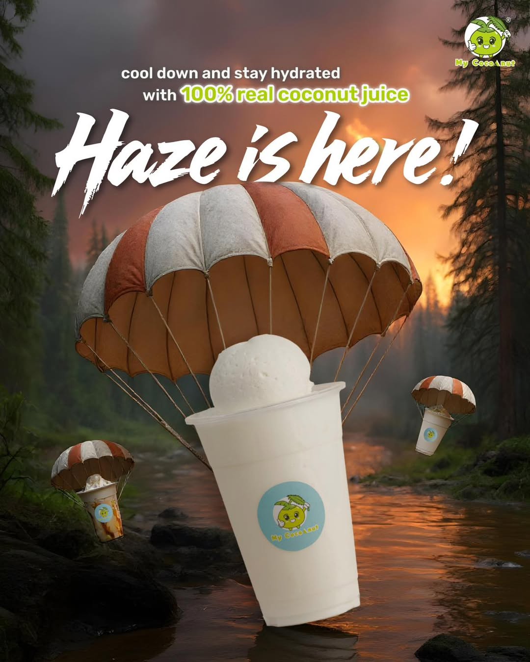 Sip Away Haze: Natural Relief with My Cocoanut Juice