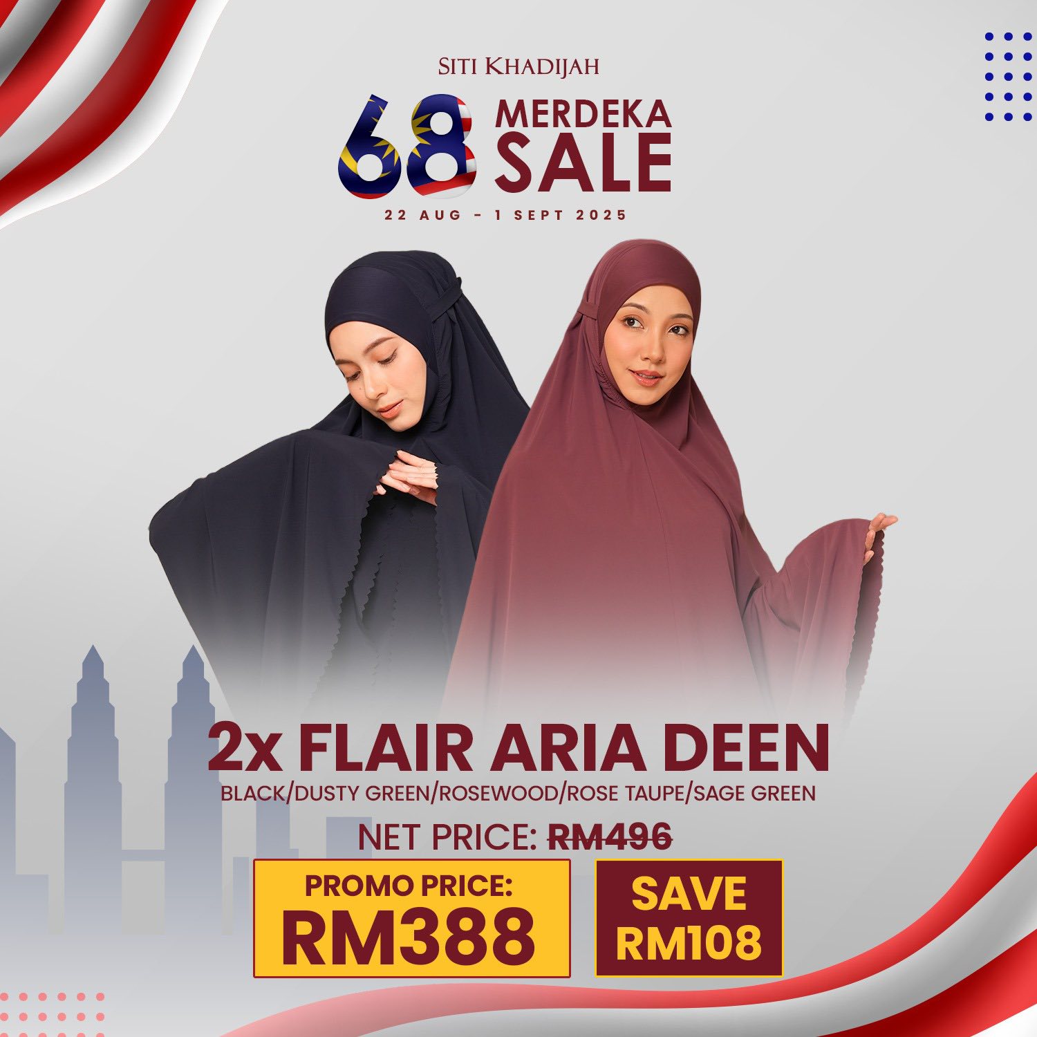 Merdeka Sale at Siti Khadijah Boutique