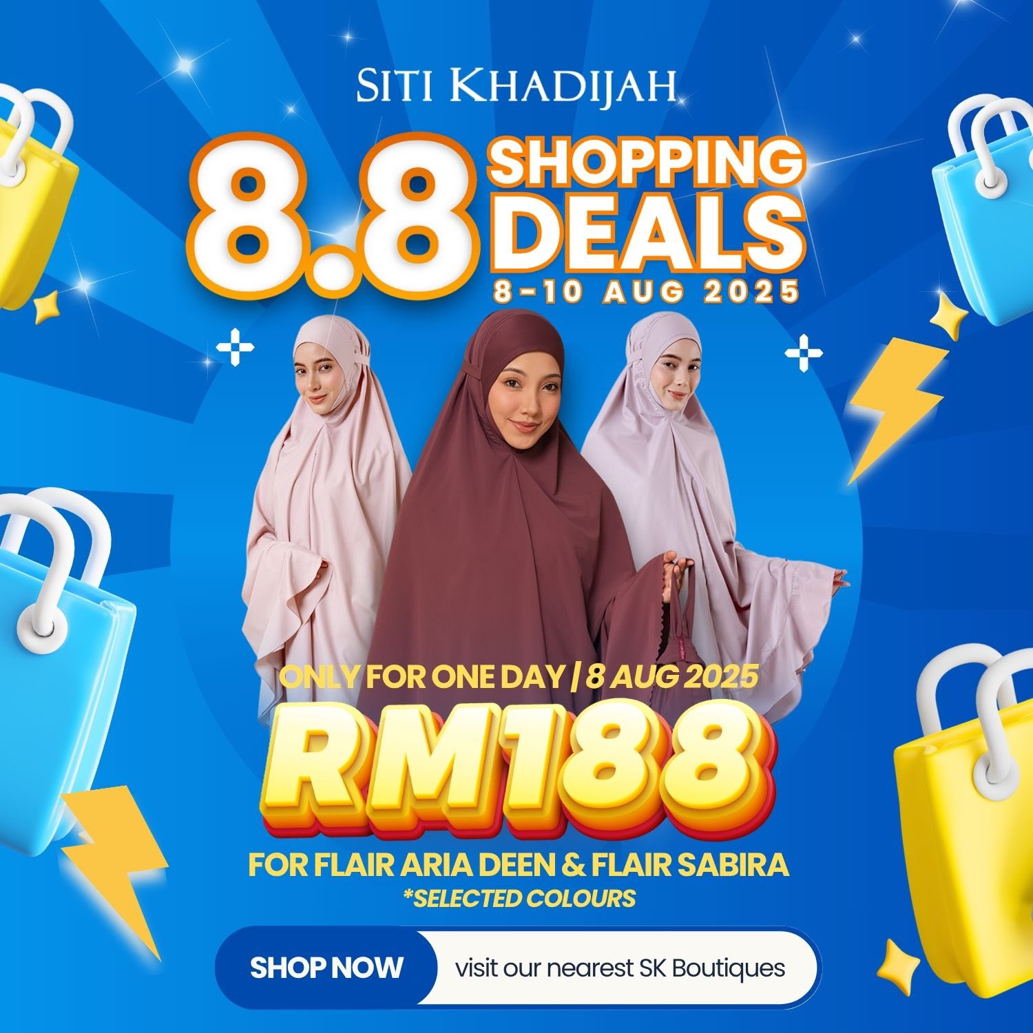 Special offers on fashion items