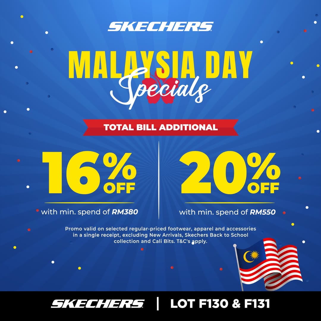 Skechers Malaysia Day Sale: Get Up To 20% OFF!