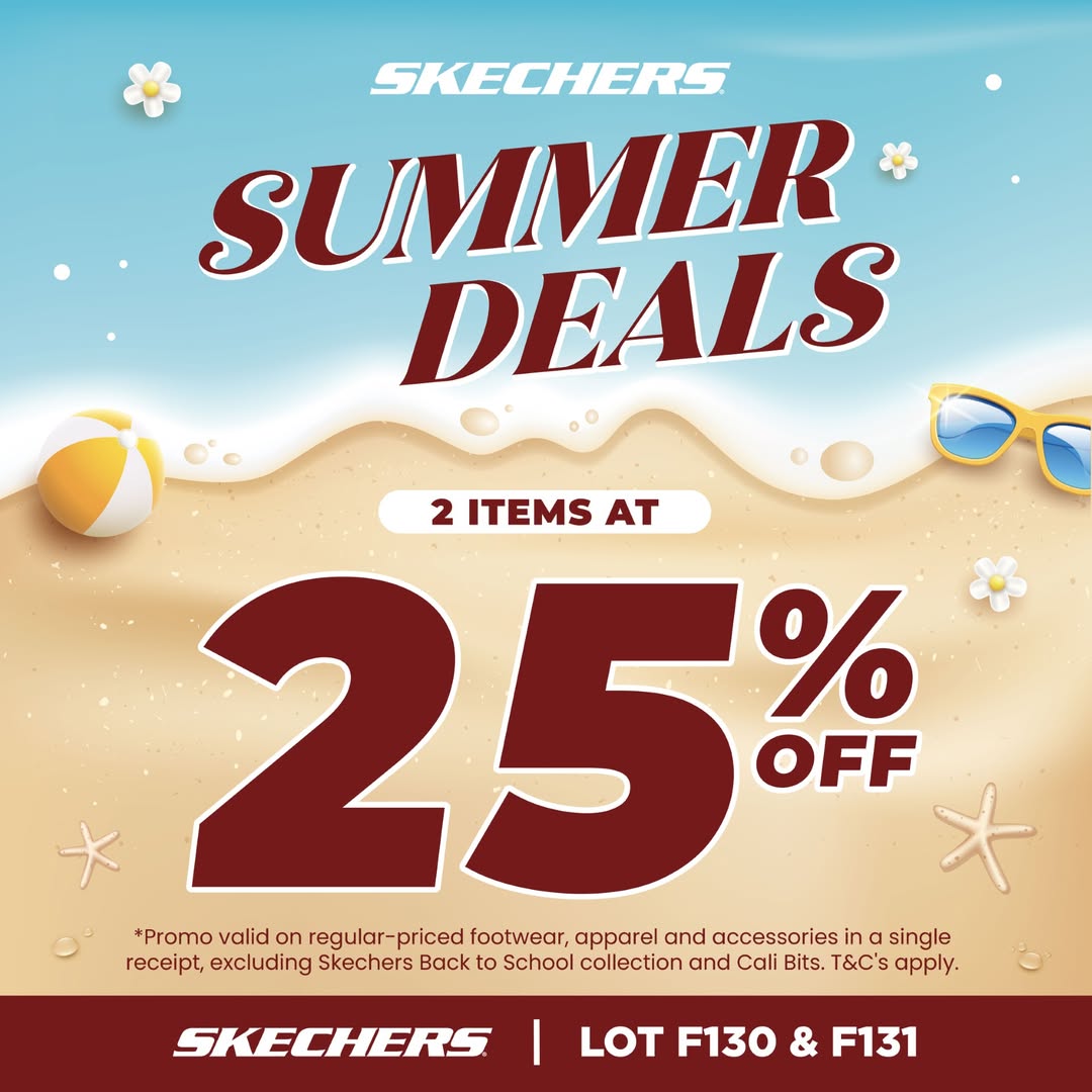 Skechers MY: 25% Off Footwear & Apparel - Buy 2!