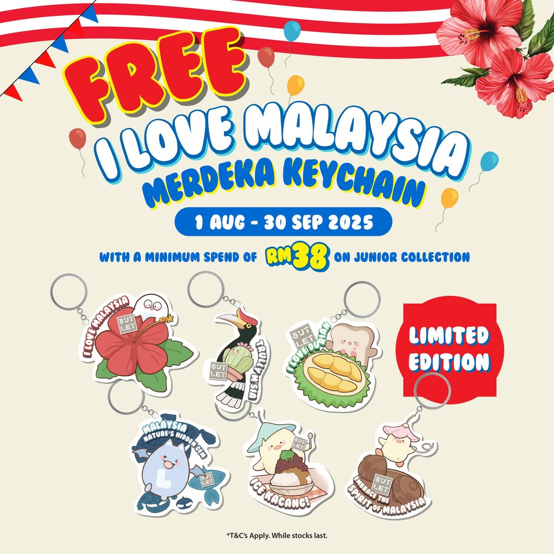 Exclusive Merdeka Keychain Collection from Outlet By Sorella