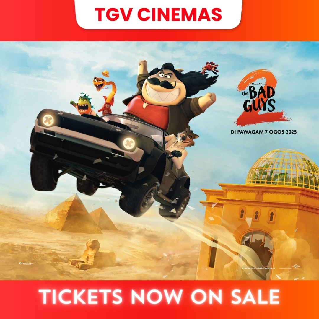 Promotional image for The Bad Guys 2 movie at TGV Cinemas