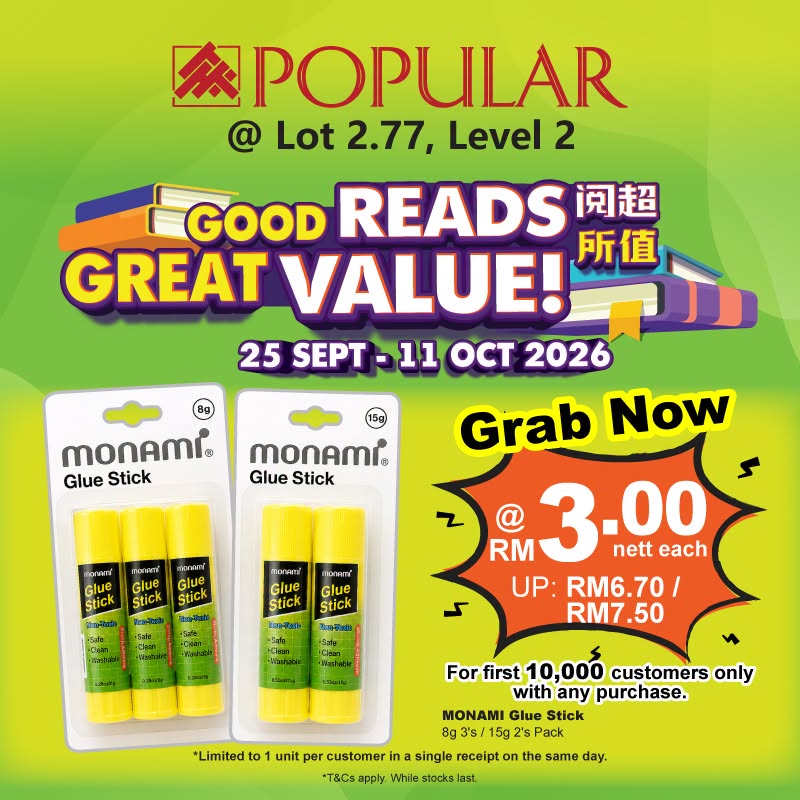 POPULAR stationery promo at Toppen