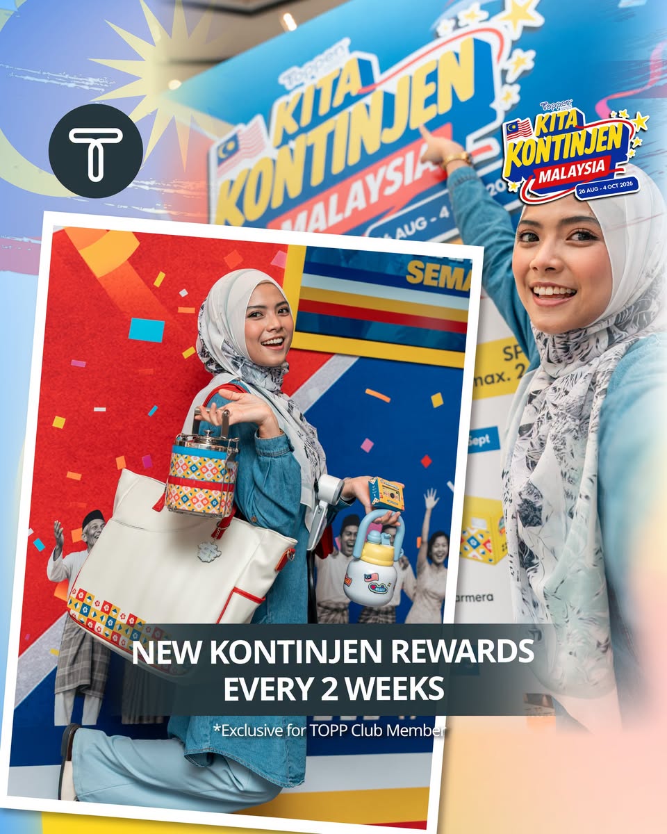 Kontinjen Malaysia biweekly rewards at Topp Food Hall