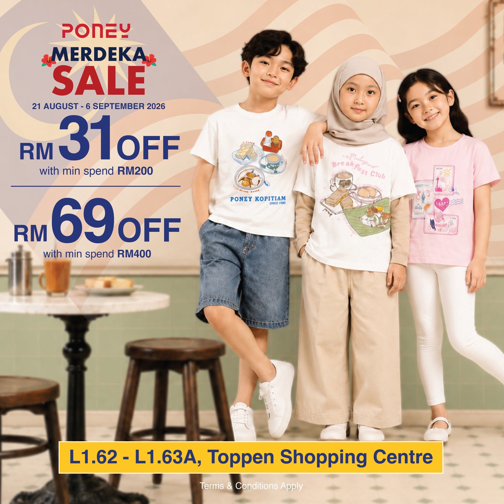 Poney Merdeka deals at Toppen