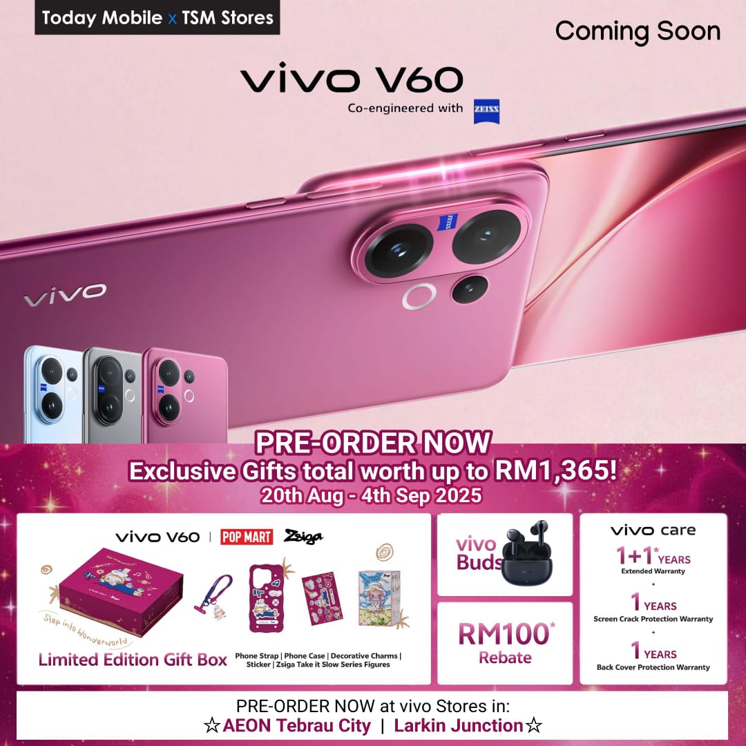 A sleek Vivo V60 5G smartphone, highlighting its design and camera system.