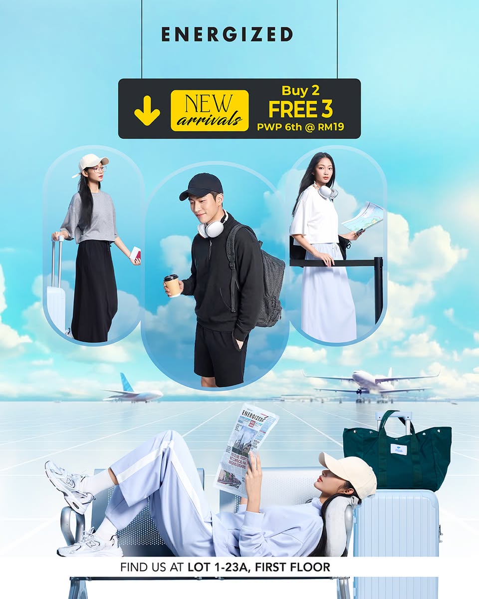 ENERGIZED new arrivals promotion