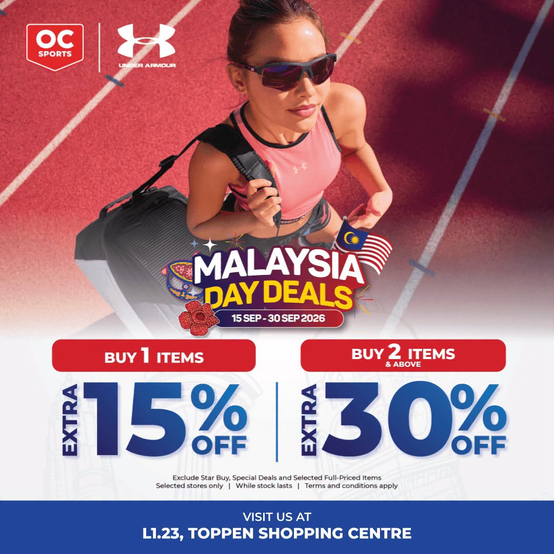 Under Armour extra discount at OC Sports