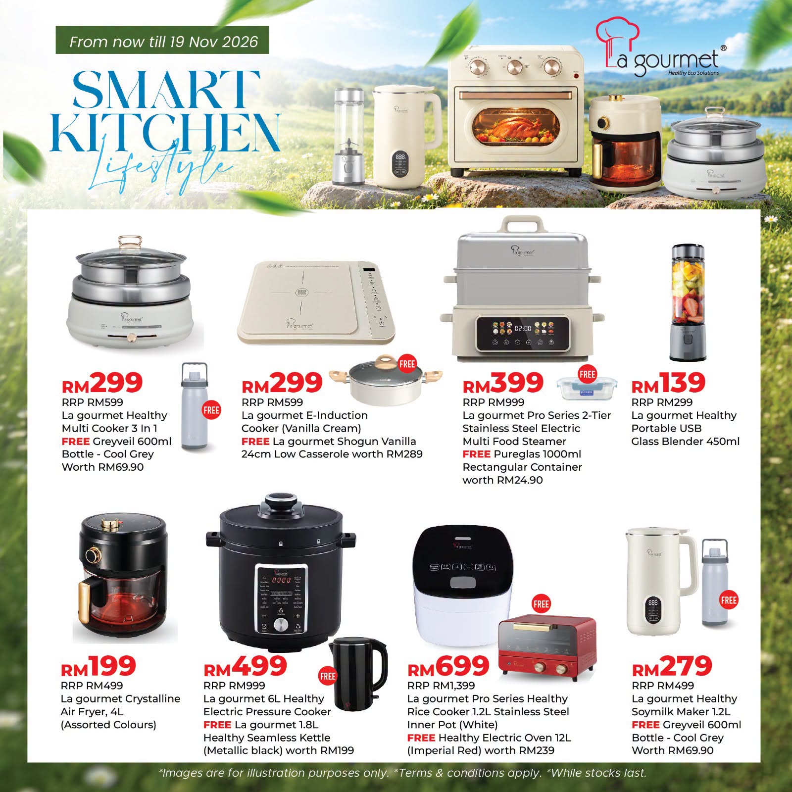 La gourmet cookware promotion at Toppen