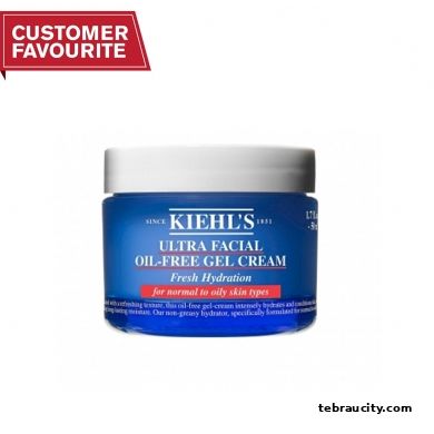 A jar of Kiehl's Ultra Facial Oil-Free Gel Cream, a customer favorite.