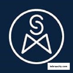A circular logo with the letters S and M intertwined, set against a dark blue background.