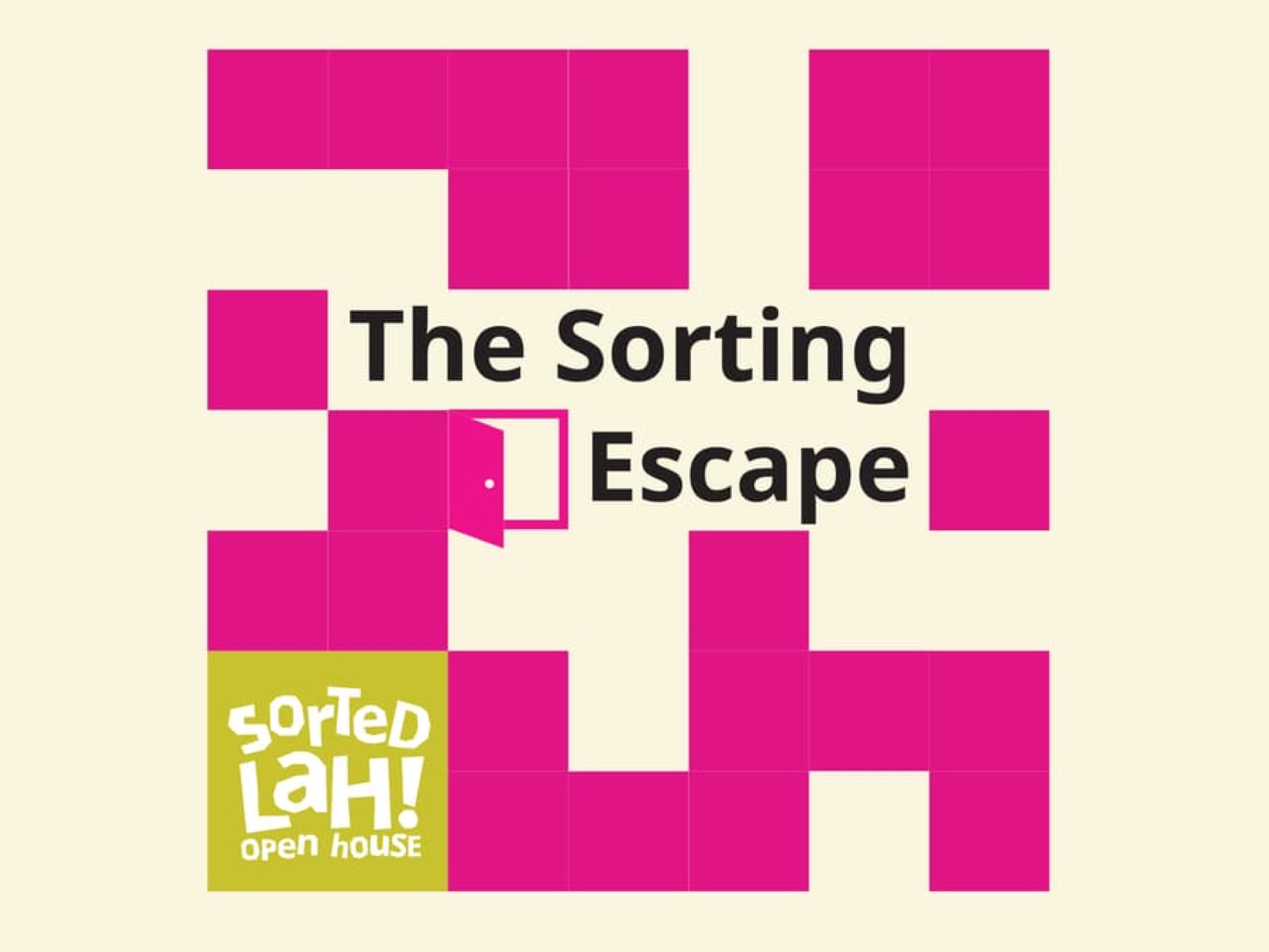 The Sorting Escape activity tile for Sorted Lah Open House at IKEA Tebrau, Johor Bahru