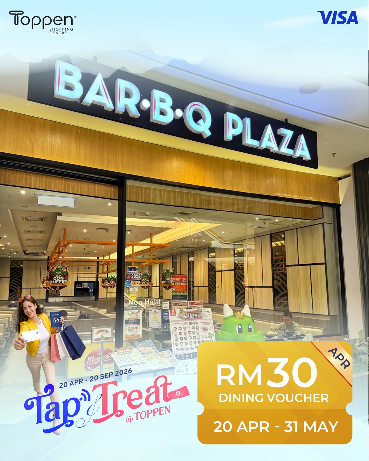 Toppen Visa Tap & Treat for Tourists Runs Until 20 September